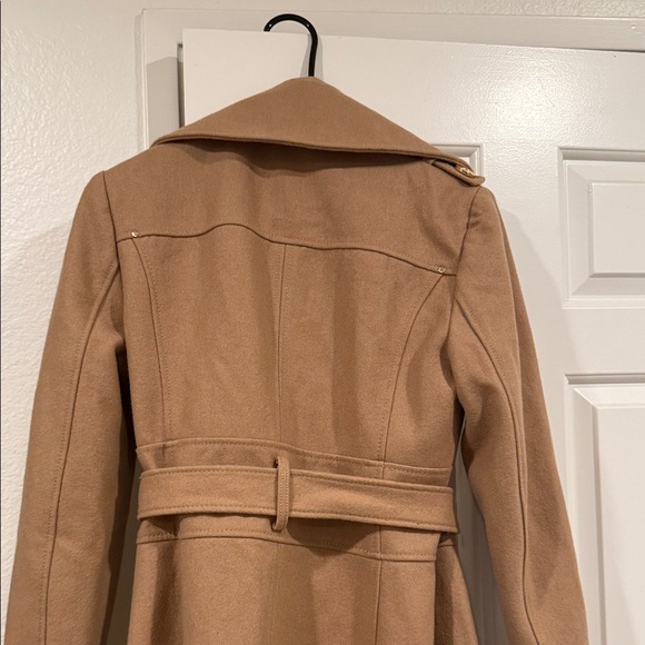 Kenneth Cole New York Camel Trench Coat with Belt - Picture 8 of 10